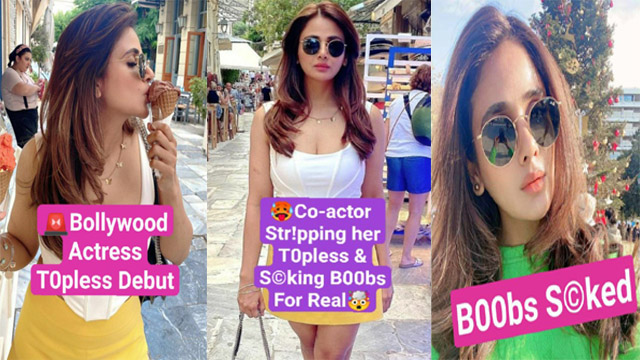 Famous Bollywood Actress Most Exclusive Nude – Debut Co Actor Stripping her Topless Boobs For Real