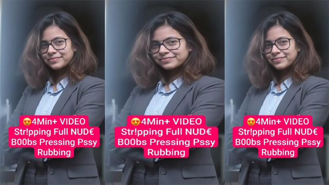 Viral Businesswoman Latest – Teasing Stripping Sexy Nude