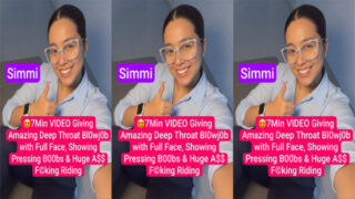 Simmi Beautiful Nri Giving Blowjob – Riding Fucking Huge Ass