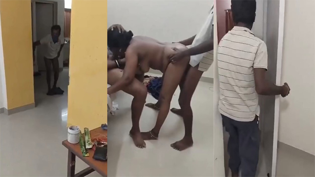 Tamil Mature Aunty – Threesome Fucking Video Free