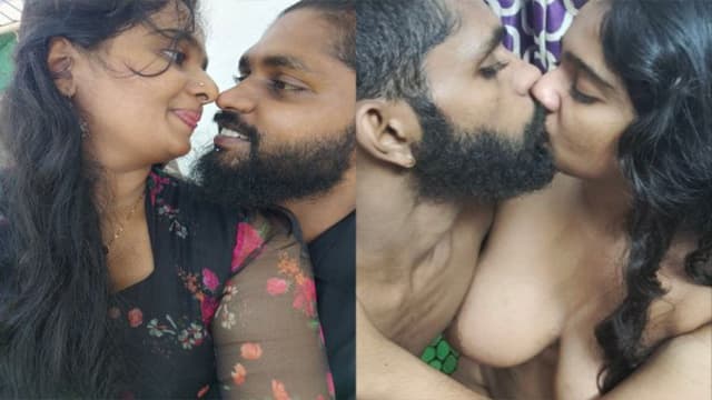 Mallu Couple Kissing Passionately Leak Viral Video