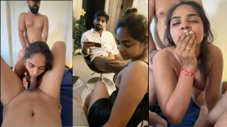 Wife Threesome Viral Sex – cuckold hard fuck